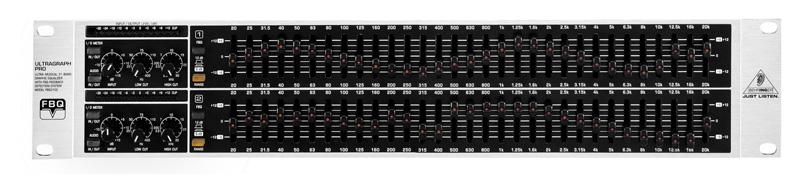 Equalizer.jpg - Equalizer mit 31 Frequenzbändern pro Kanal und regelbaren Tief- und Hochpassfiltern